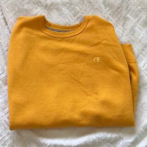 Champion yellow sweatshirt